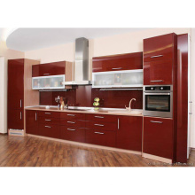 Wooden sideboard royal red living kitchen room storage cabinet designs home furniture